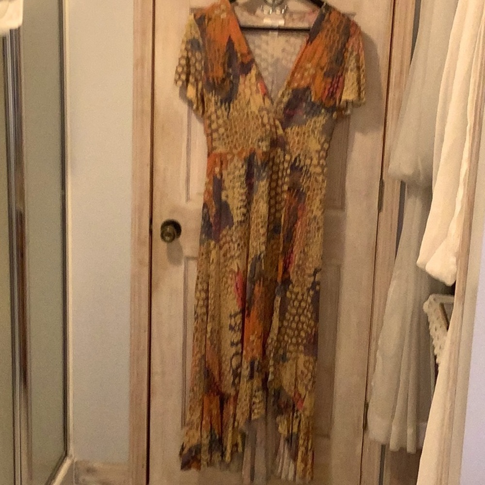 Lascana for Venus sexy , flirty dress in soft neutral/ coral shades